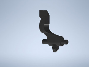 shimano xt-slx brake level free stroke adjustment right 3D 模型