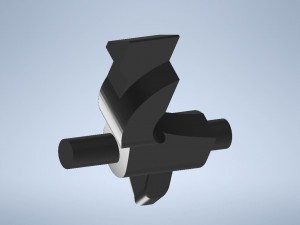shimano xt-slx brake level free stroke adjustment right 3D 模型