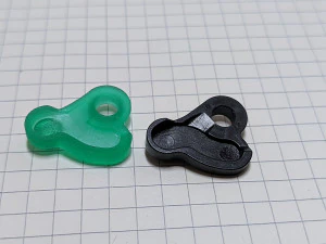 シマノ xt-slx bl ピストンガイドとフリーストローク調整右のセット 3Dモデル