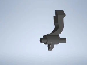 シマノ xt-slx bl ピストンガイドとフリーストローク調整右のセット 3Dモデル