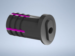 mounting of a front wing of the bicycle for a fork rockshox 3D Model