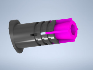 mounting of a front wing of the bicycle for a fork rockshox 3D Model