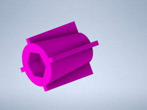 mounting of a front wing of the bicycle for a fork rockshox 3D Model