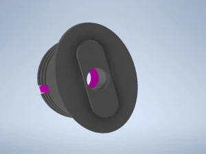 mounting of a front wing of the bicycle for a fork rockshox 3D Model