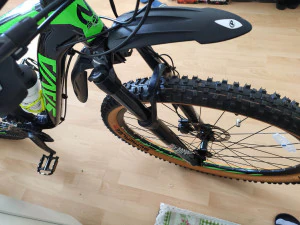 mounting of a front wing of the bicycle for a fork rockshox 3D Model