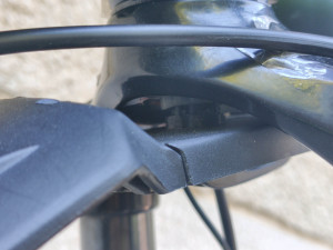 mounting of a front wing of the bicycle for a fork rockshox 3D Model