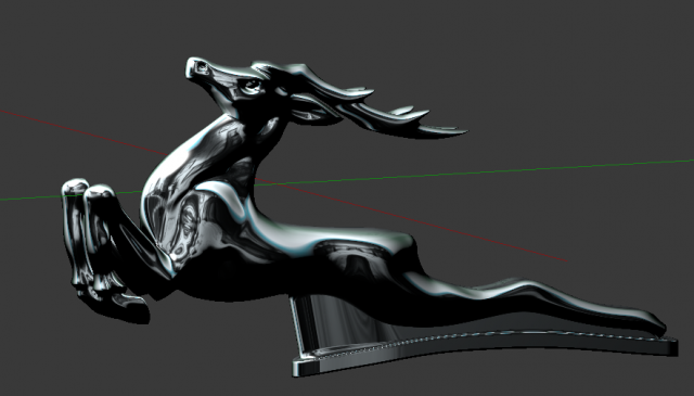 deer figurine 3D Принт Модель .c4d .max .obj .3ds .fbx .stl .blend 