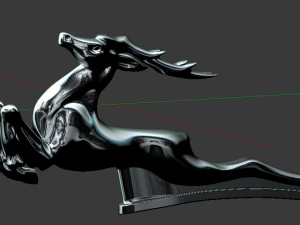 사슴 입상 3D 프린트 모델