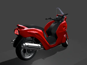 скутер 3D Модель