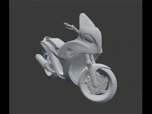 скутер 3D Модель