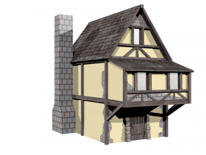 little medieval house 3Dモデル