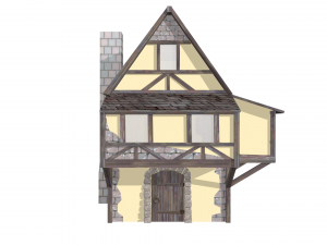 little medieval house 3Dモデル