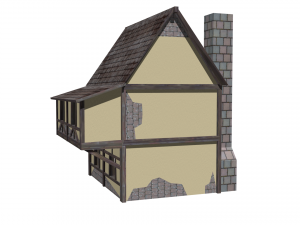 little medieval house 3Dモデル