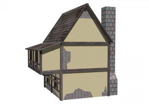 little medieval house 3D Model