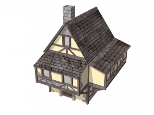 little medieval house 3Dモデル