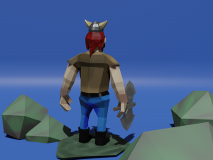 viking low poly 3D Model