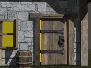 medieval hut 3D Model