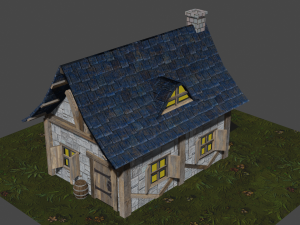 medieval hut 3D Модель