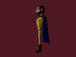 superhero 3D Model