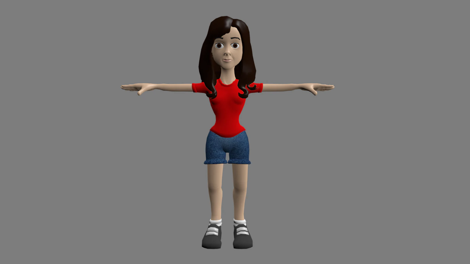 girl 3D Model .c4d .max .obj .3ds .fbx .stl .blend 