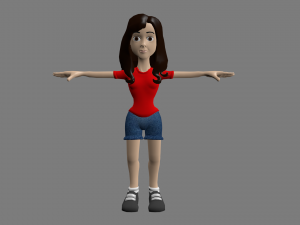 girl Modèle 3D