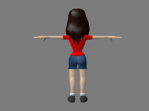 girl 3D 模型