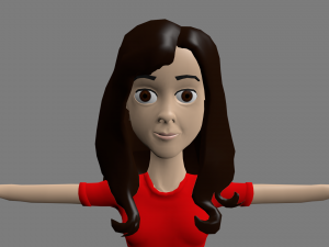 girl 3D 模型