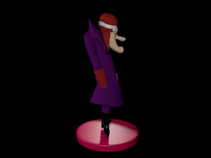 dick dastardly 3D Модель