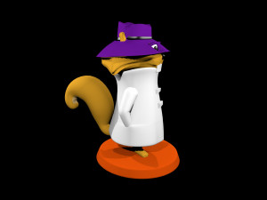 secret squirrel 3D Model