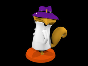 secret squirrel 3D Model