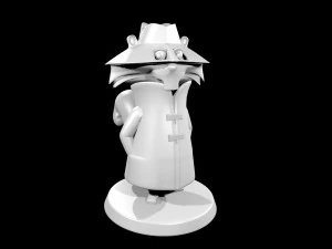 secret squirrel 3D Model