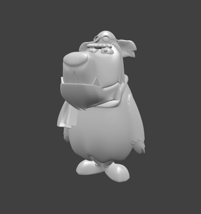 muttley 3Dモデル .c4d .max .obj .3ds .fbx .stl .blend 