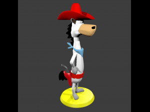 quick draw mcgraw 3D-Modell