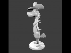 quick draw mcgraw 3D-Modell