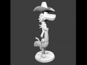 quick draw mcgraw 3D-Modell