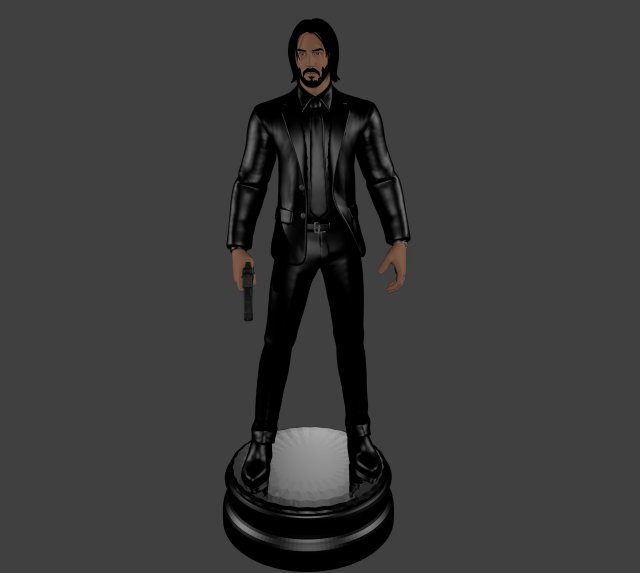 jonh wick 3D Model .c4d .max .obj .3ds .fbx .stl .blend 