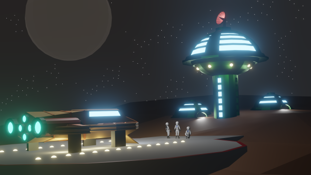 Sci Fi Scenery 3D-Modell .c4d .max .obj .3ds .fbx .stl .blend 
