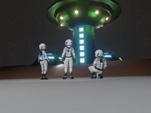 Sci Fi Scenery 3D Model