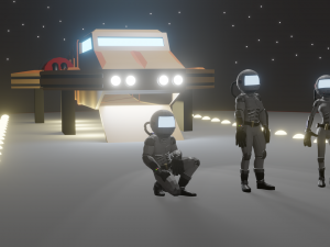 Sci Fi Scenery 3D-Modell