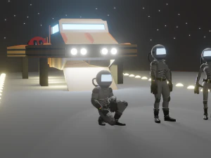 Sci Fi Scenery 3D Model