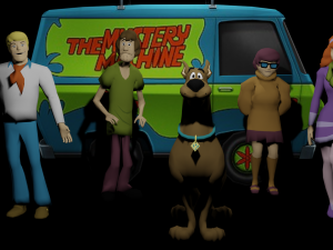 Scooby Doo Diorama 3D Print Model