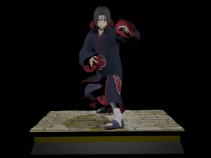 Itachi Uchiha Modelo de Impressão 3D