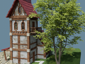 Fantasy Townhouse 3D मॉडल