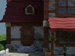 Fantasy Townhouse 3D Model