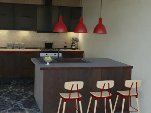 Modern Kitchen 3D Model