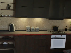 Modern Kitchen 3D Model