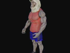 Strong Skull Model 3D Model 3D