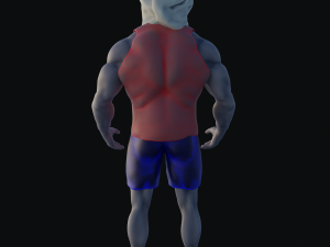 Strong Skull Model 3D Model 3D