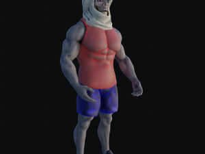 Strong Skull Model 3D Model 3D