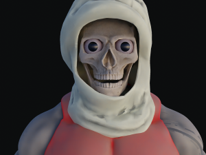 Strong Skull Model 3D Model 3D